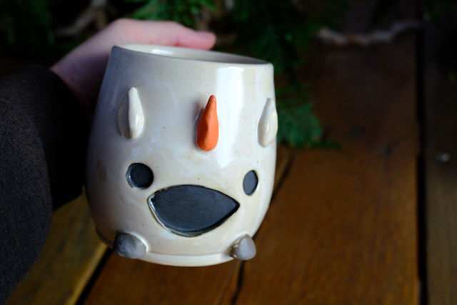 Thumbnail: Unicorn Mug, Teal tail