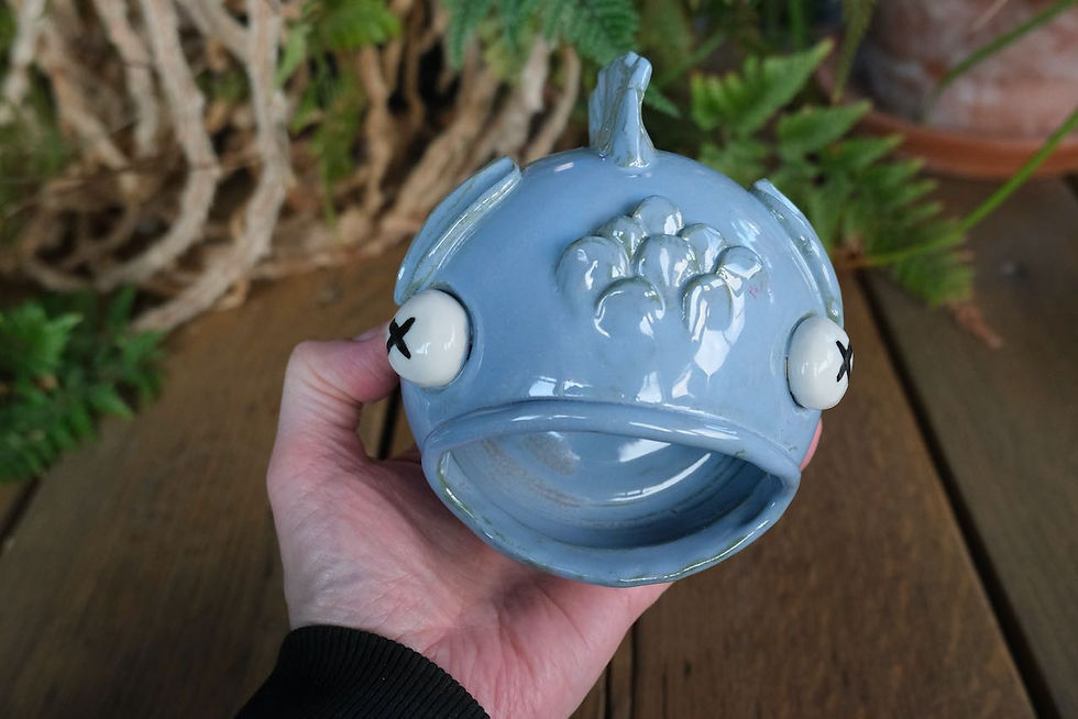 Thumbnail: Dead Fish Salt Cellar/Ring Holder