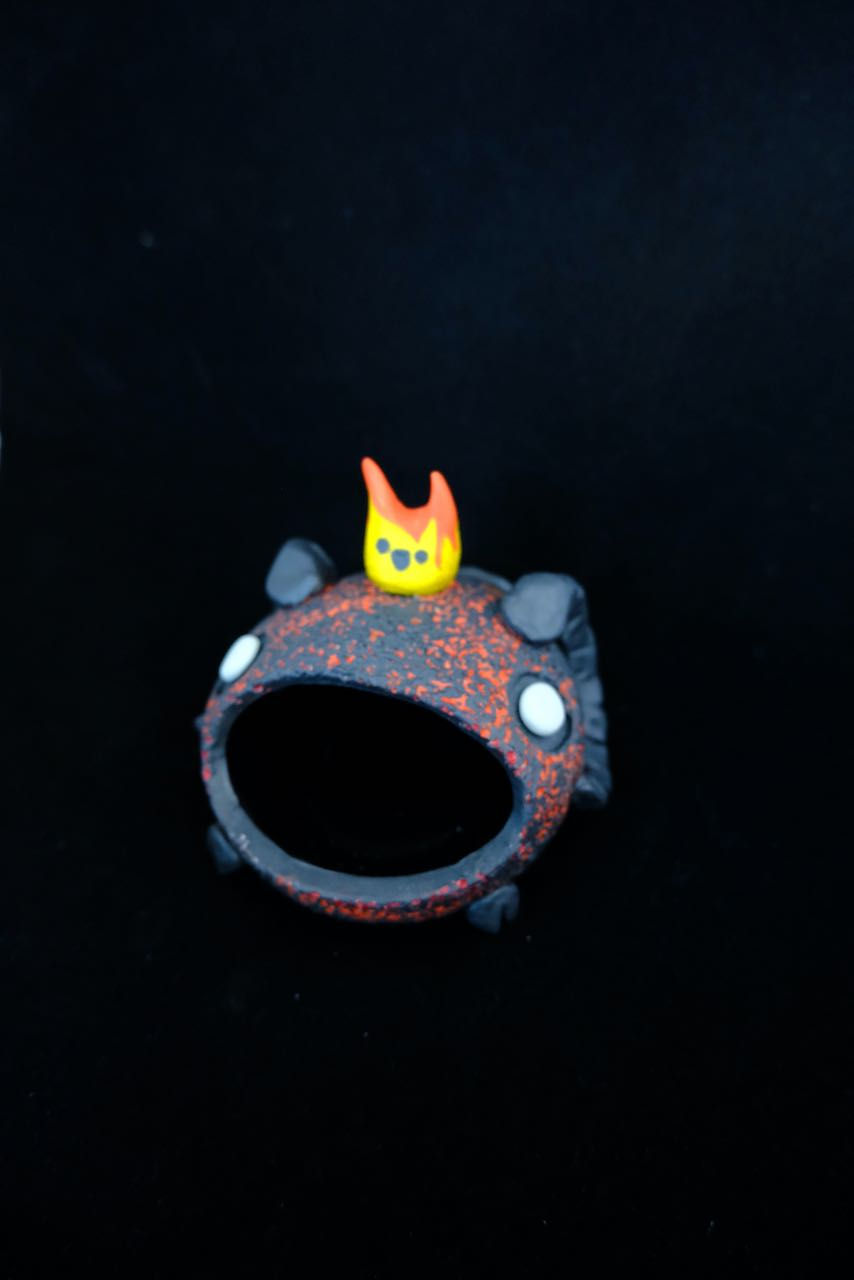 Baby Balrog salt cellar trinket holder