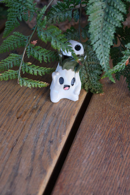 Happy Bok Choy with skull