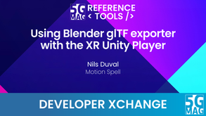 XR & Immersive Media: Using the Blender glTF exporter with the XR Unity Player