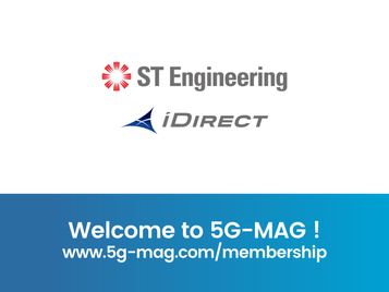 5G-MAG welcomes ST Engineering iDirect as new member