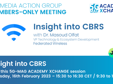 16.02.23 - ACADEMY XCHANGE: Insight into CBRS for Non-Public Networks