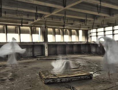 gohst  like in an industrial space