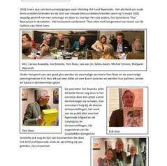 Art Fund Nyenrode2026, Starters and Leavers