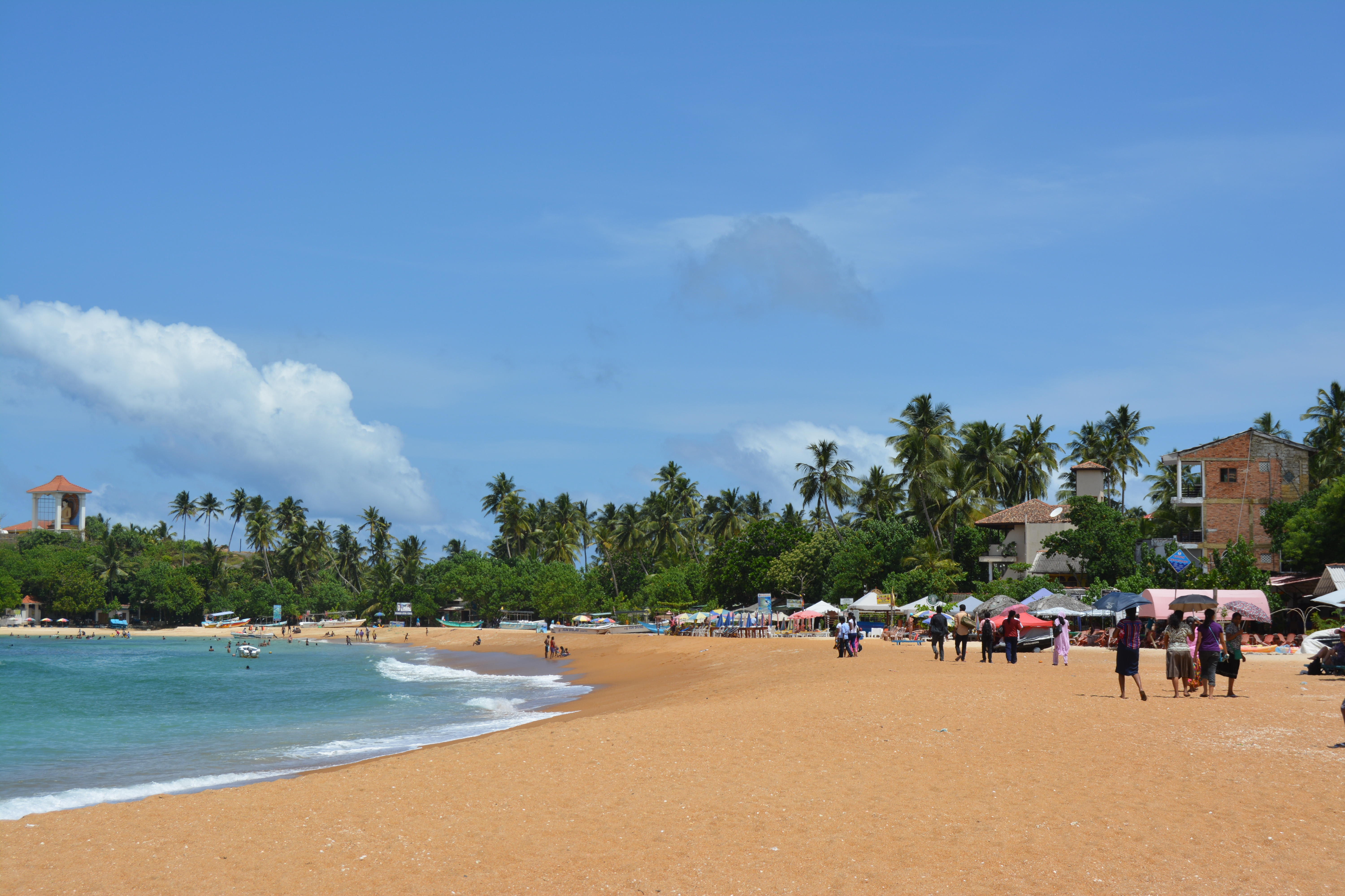 Unawatuna Beach bei Hotel Calm Haven