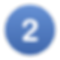 Blaue Schaltfläche mit der Nummer 2