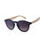 Thumbnail: Film Wood Round Sunglasses Round Fashion Retro Bamboo Glasses For Men And Women