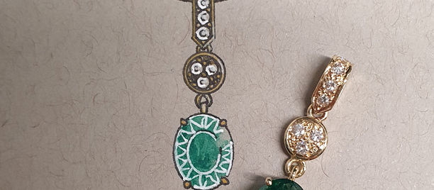Remodelling an Emerald Ring into a Pendant