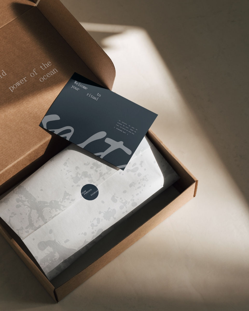 Packaging design for luxury skincare brand