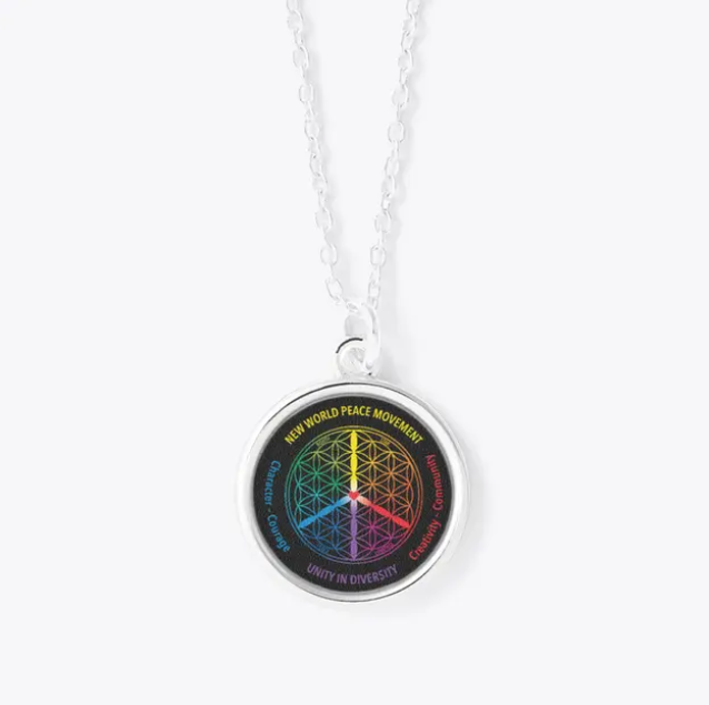Miniature : New World Peace Movement | Collier à pendentif circulaire