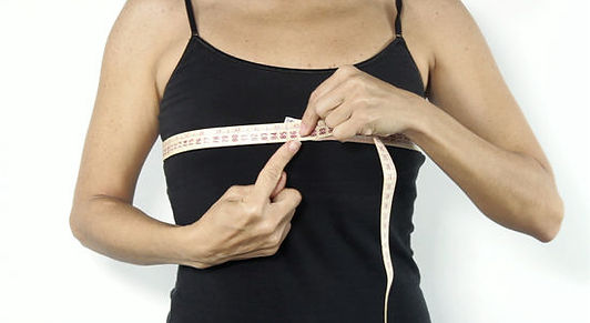 Person using a tape measure