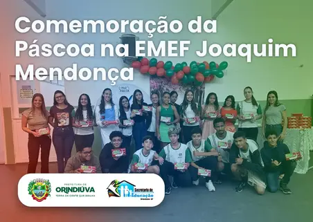 Comemoração da Páscoa na EMEF “Joaquim Mendonça”