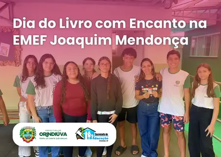 Dia do Livro com Encanto na EMEF Joaquim Mendonça