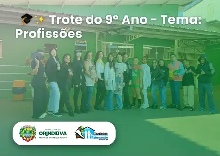 🎓✨ Trote do 9º Ano - Tema: Profissões
