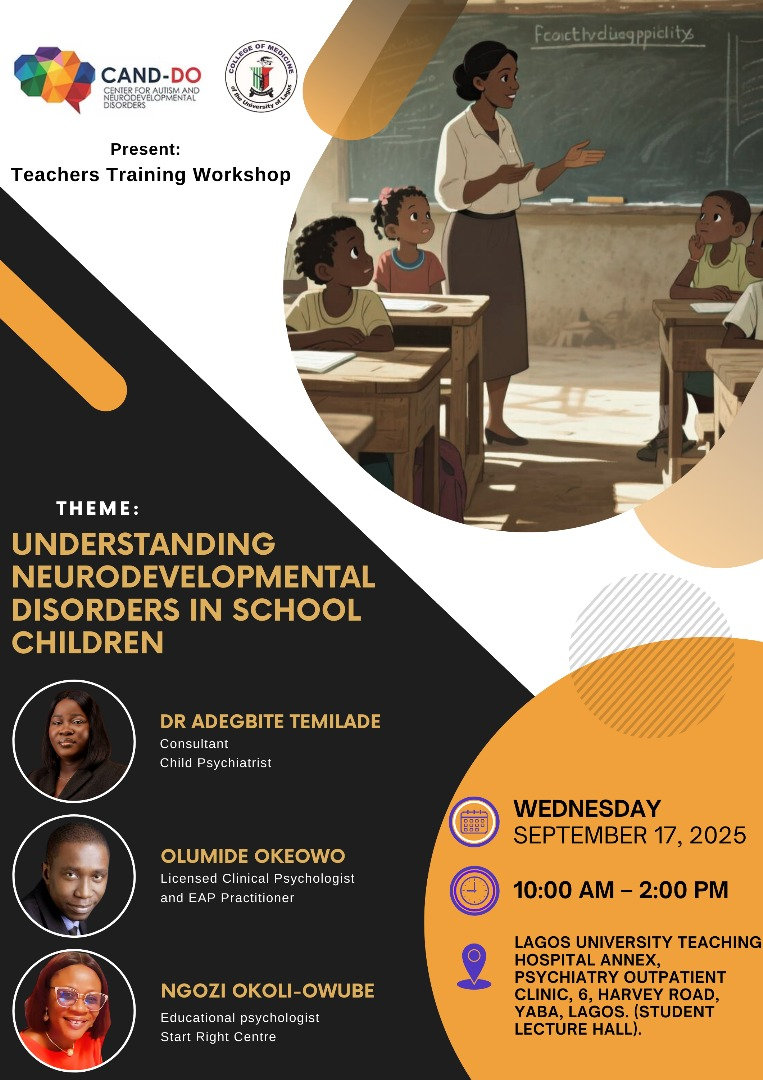 Neurodevelopment Training Teacher's Training Workshop - Understanding Neurodevelopment Disorders ...