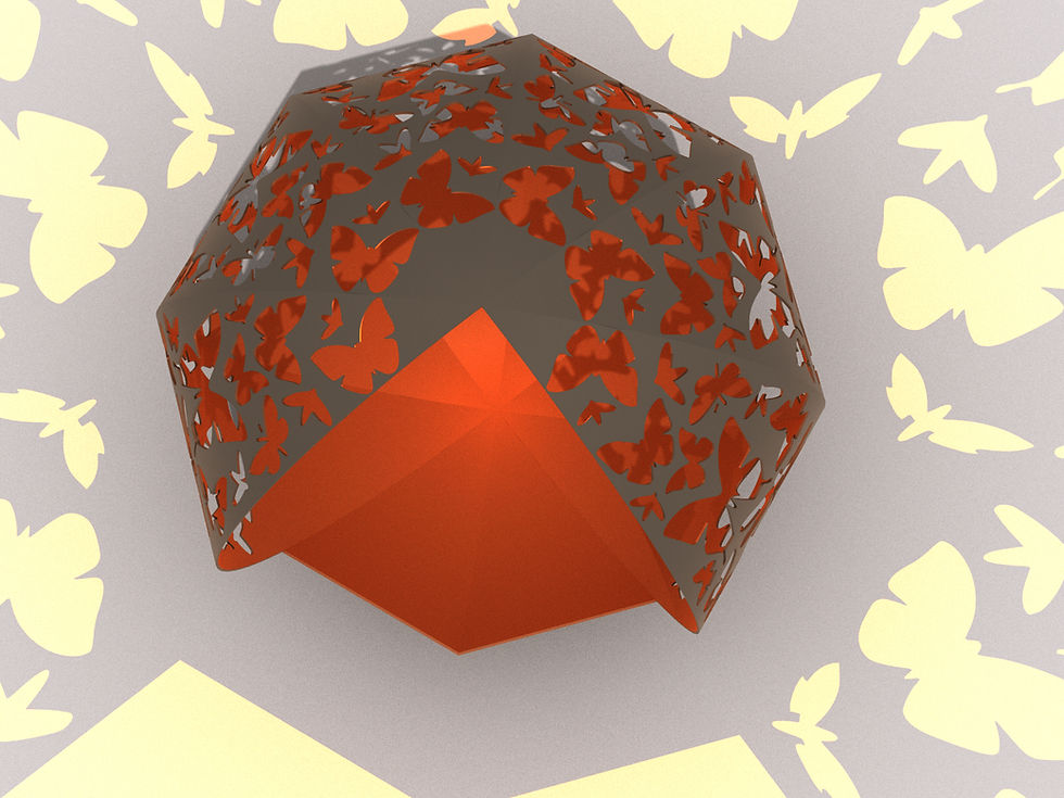 Thumbnail: Fire pit "Sphere 1" . DXF fire pit, file plasma, laser cutti