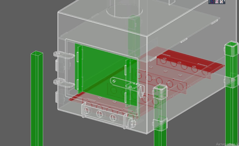 Thumbnail: Camping stove. 2 size options. The DXF file is ready for cutting. A digital prod