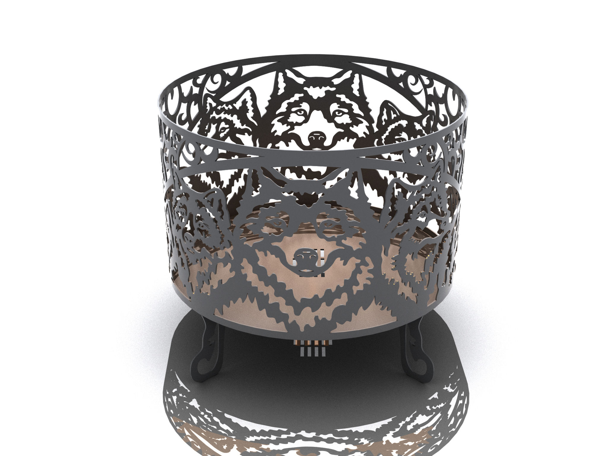 Fire pit " Ring 2". DXF fire pit, file plasma, laser cutti