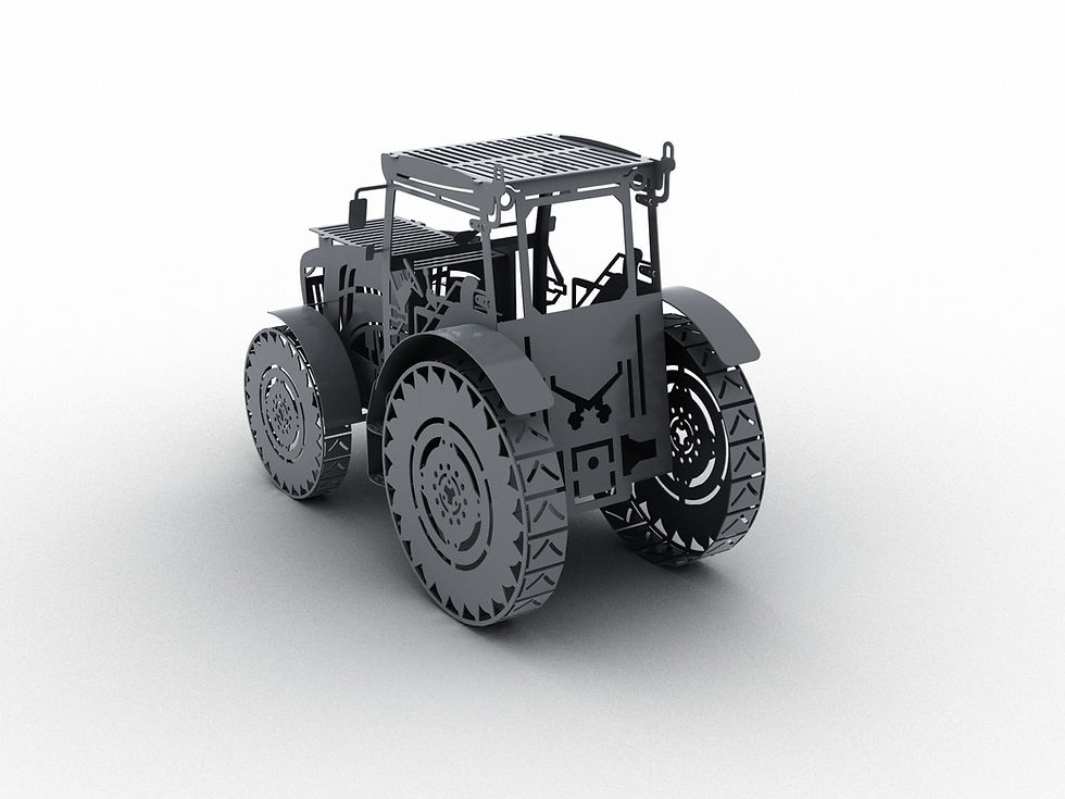 Thumbnail: Fire pit Tractor 2(welding assembly). DXF fire pit, file plasma, laser cut