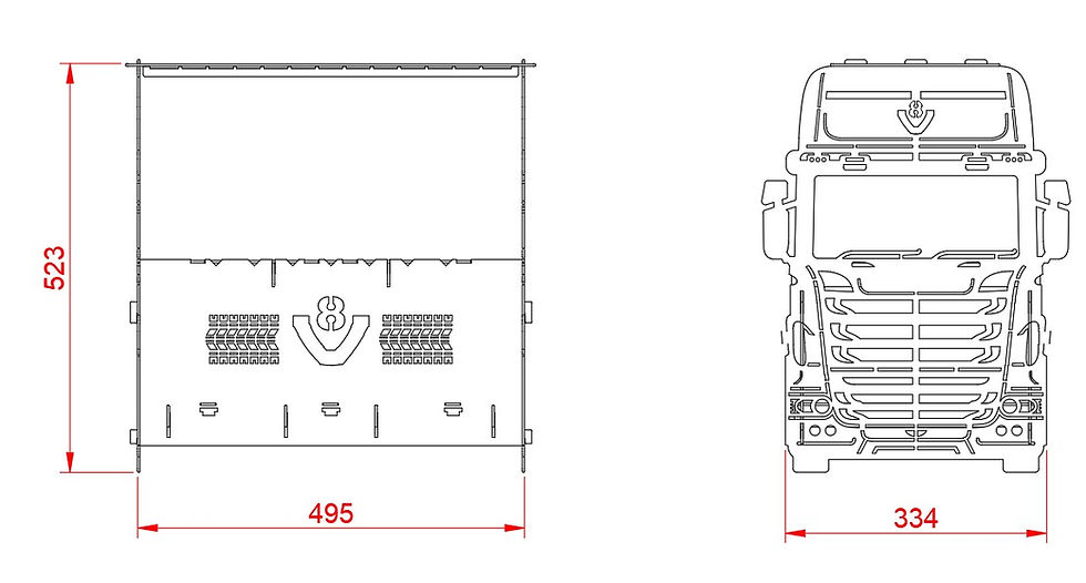 Thumbnail: Fire pit "V8" DXF file plasma, laser cutting