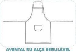 AVENTAL F.U ALÇA REGULÁVEL