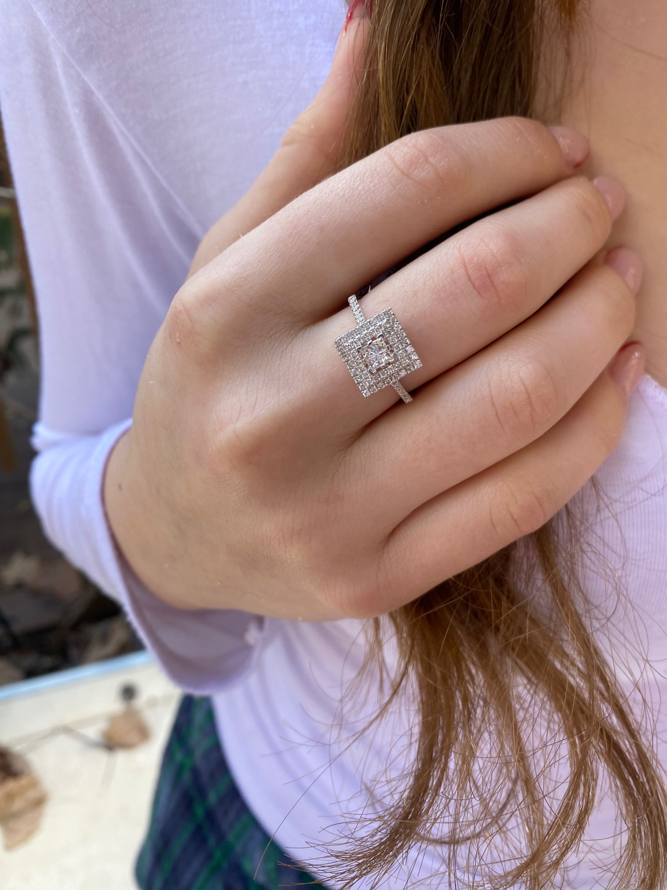 טבעת יהלומים יוסטון