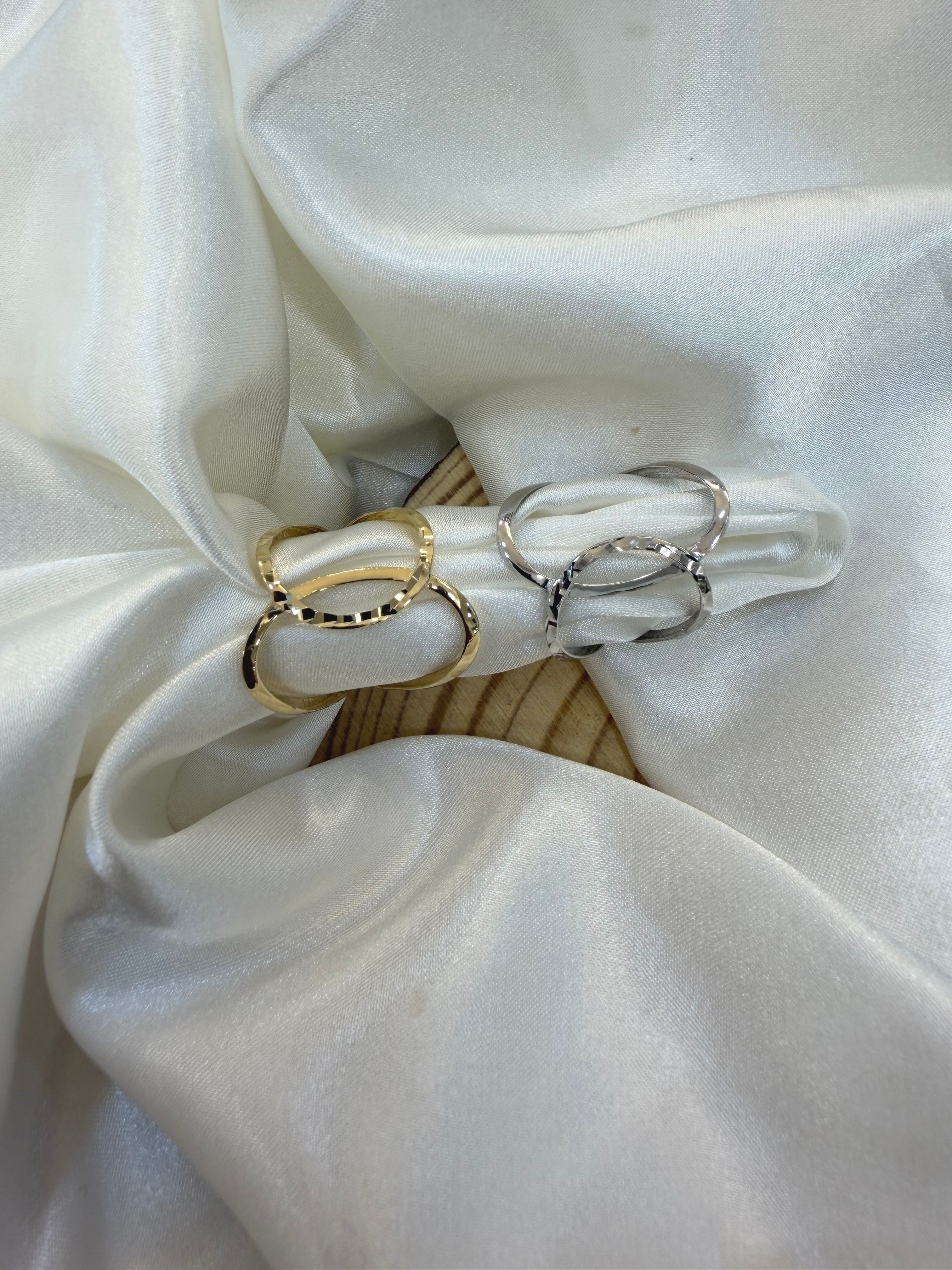 טבעת איימי -זהב צהוב