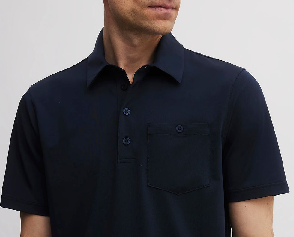 Polo azul claro de SEVE Collection inspirado en la victoria de Seve en 1976