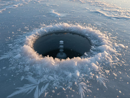 Ice Fishing & Winter Getaways at The Lake House in Independence, Iowa
