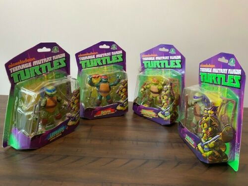 Thumbnail: TMNT 2013 Set of 4 Turtles Nickelodeon Leonardo Raphael Michelangelo Donatello B