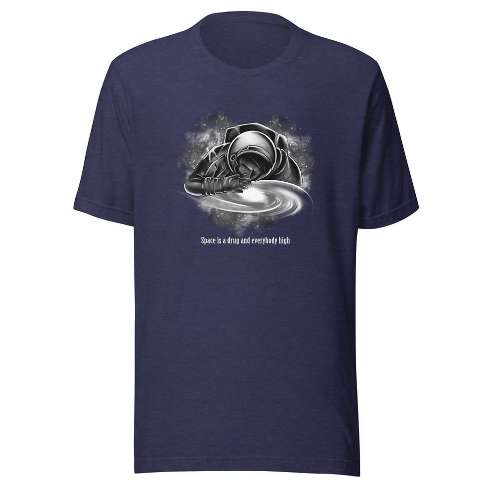 Thumbnail: Space is a drug and everybody high - Unisex t-shirt