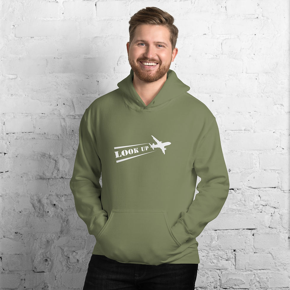 Thumbnail: look up - Geoengineering unisex hoodie - conspiracymusicguru.com