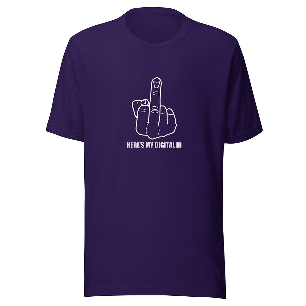 Thumbnail: Here's my digital ID - Unisex t-shirt