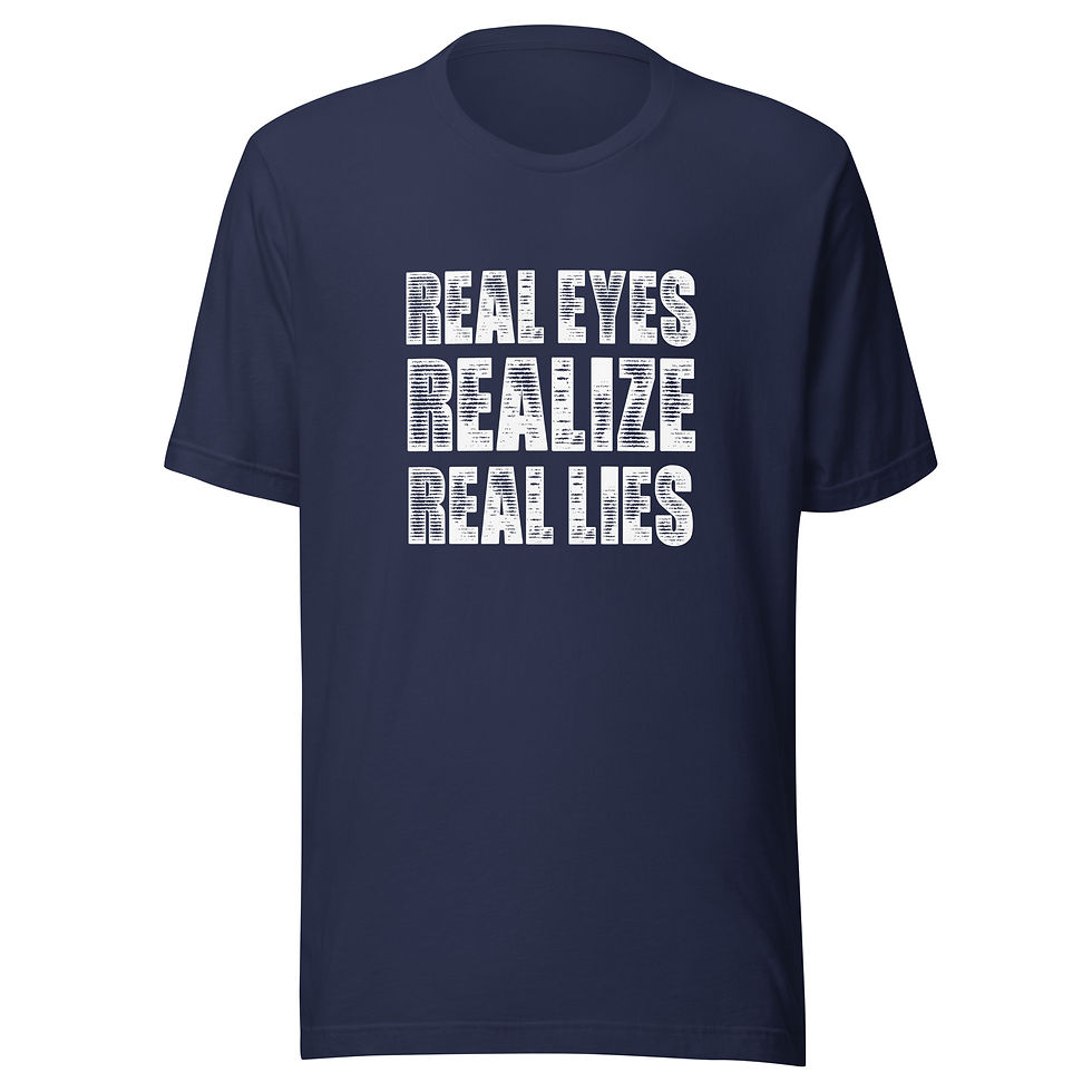 Thumbnail: Real eyes - Unisex t-shirt