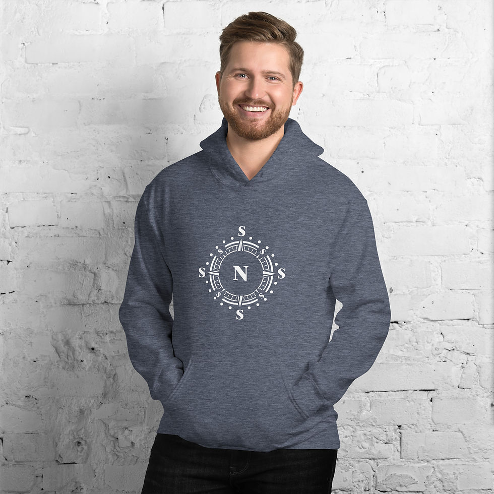 Thumbnail: Everywhere is South - Unisex Hoodie - conspiracymusicguru.com