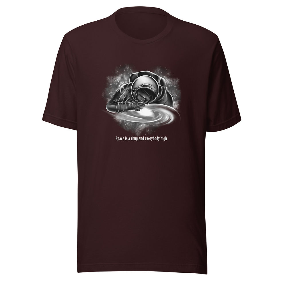 Thumbnail: Space is a drug and everybody high - Unisex t-shirt