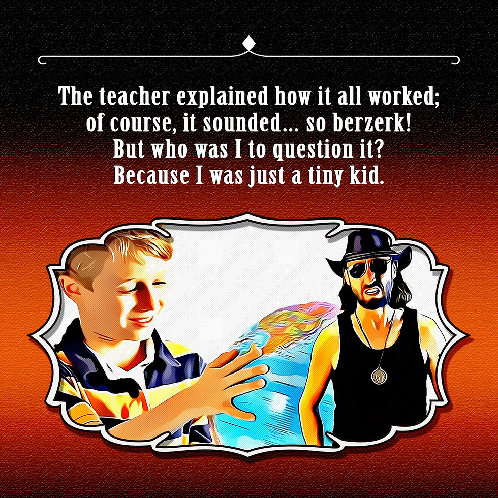 Thumbnail: a page from the "Flat Earth Man" eBook to download for kids, perfect for home schooling children of all ages