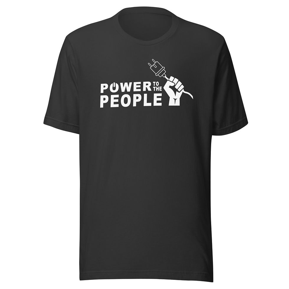Thumbnail: Power to the people - Unisex t-shirt