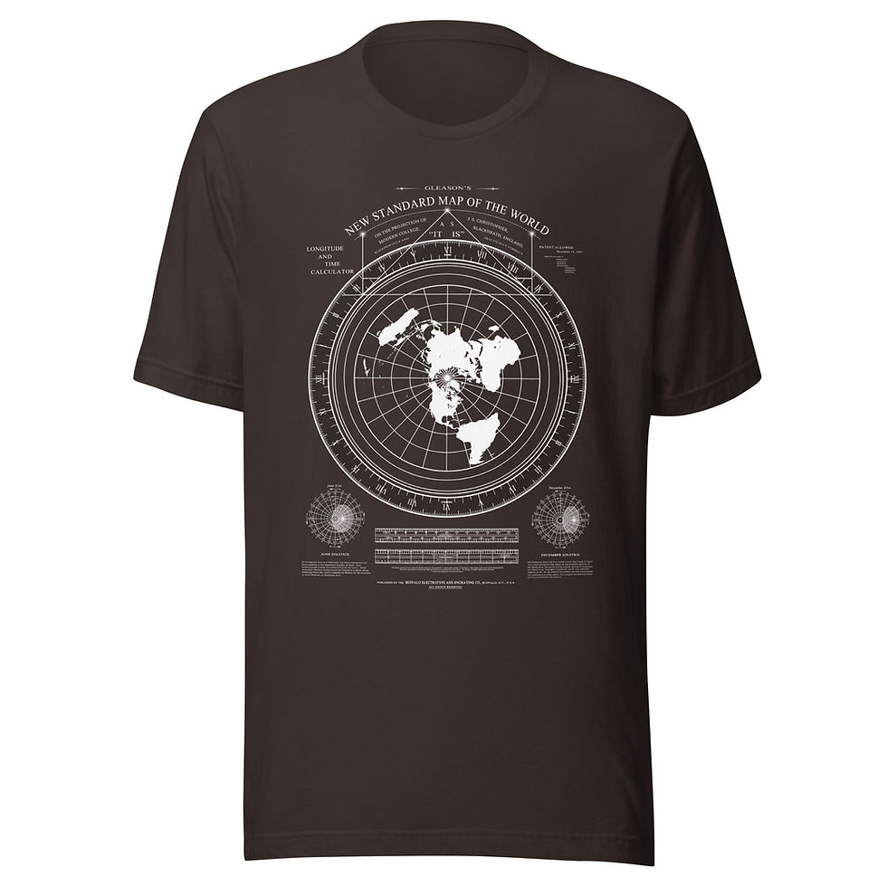 Thumbnail: Gleason's map - Unisex t-shirt