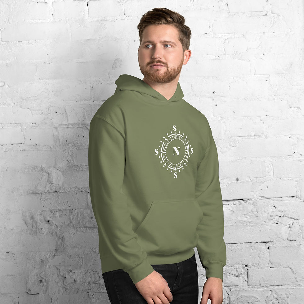 Thumbnail: Everywhere is South - Unisex Hoodie - conspiracymusicguru.com