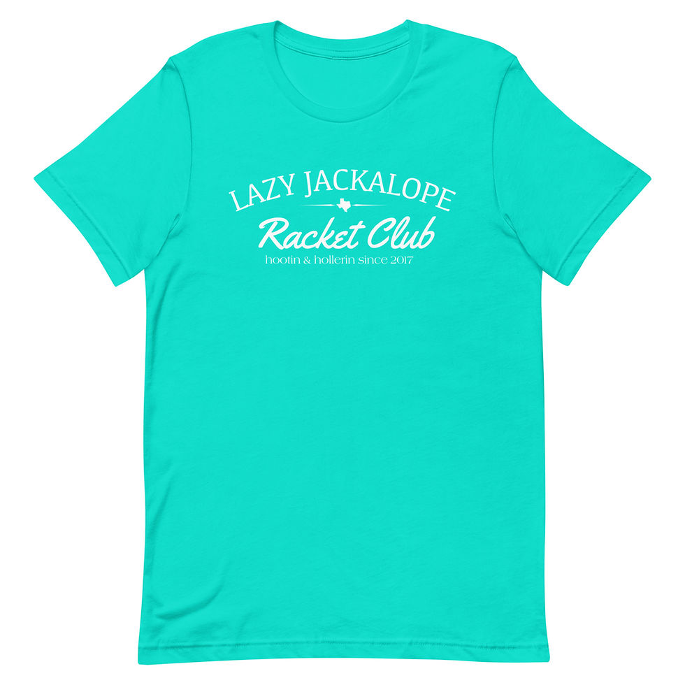 Thumbnail: Lazy Jackalope Racket Club Tee
