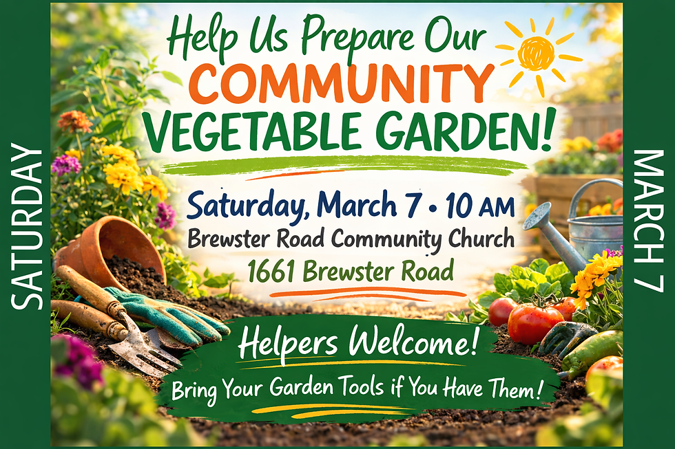 Community Garden Work Day!