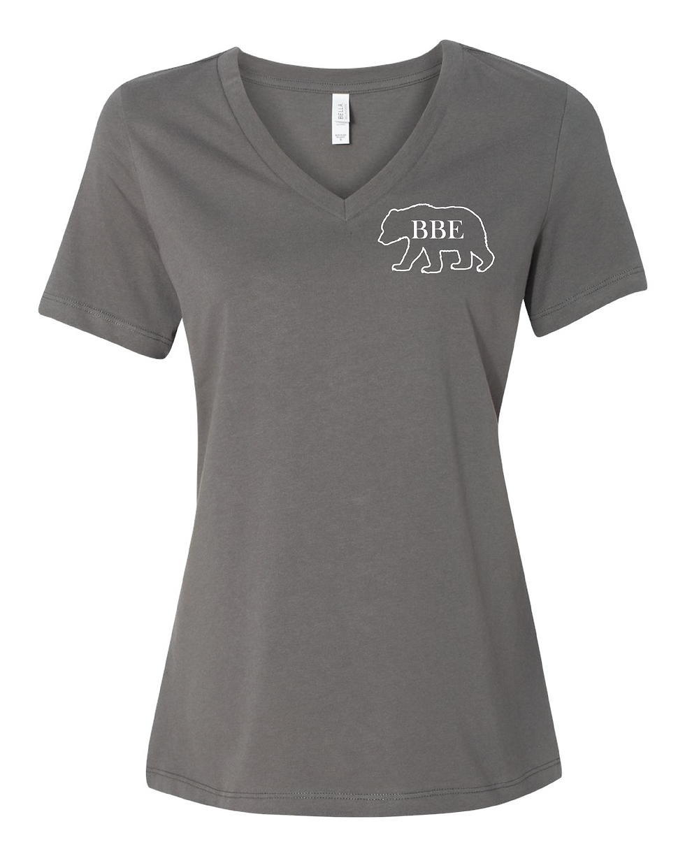 Thumbnail: BBE- Ladies Relaxed Fit V-Neck Shirt