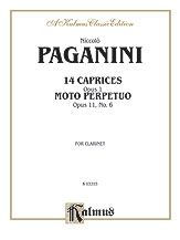 Thumbnail: Fourteen Caprices, Opus 1 and Moto Perpetuo, Opus 11, No. 6 (unaccompanied)