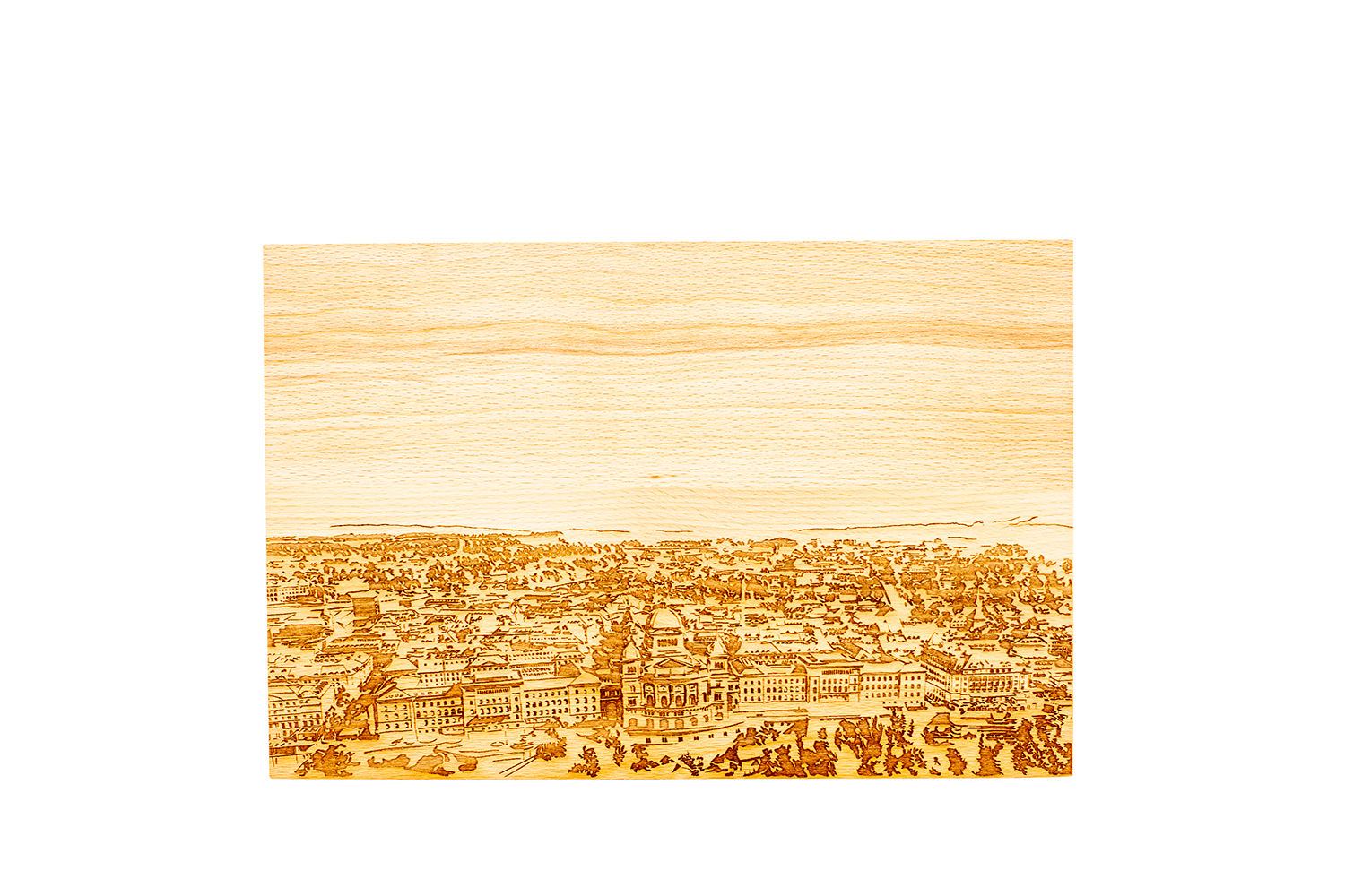 Holzbrett Kanton P30 “Bern”, Buche, 30 x 20 x 1.5 cm