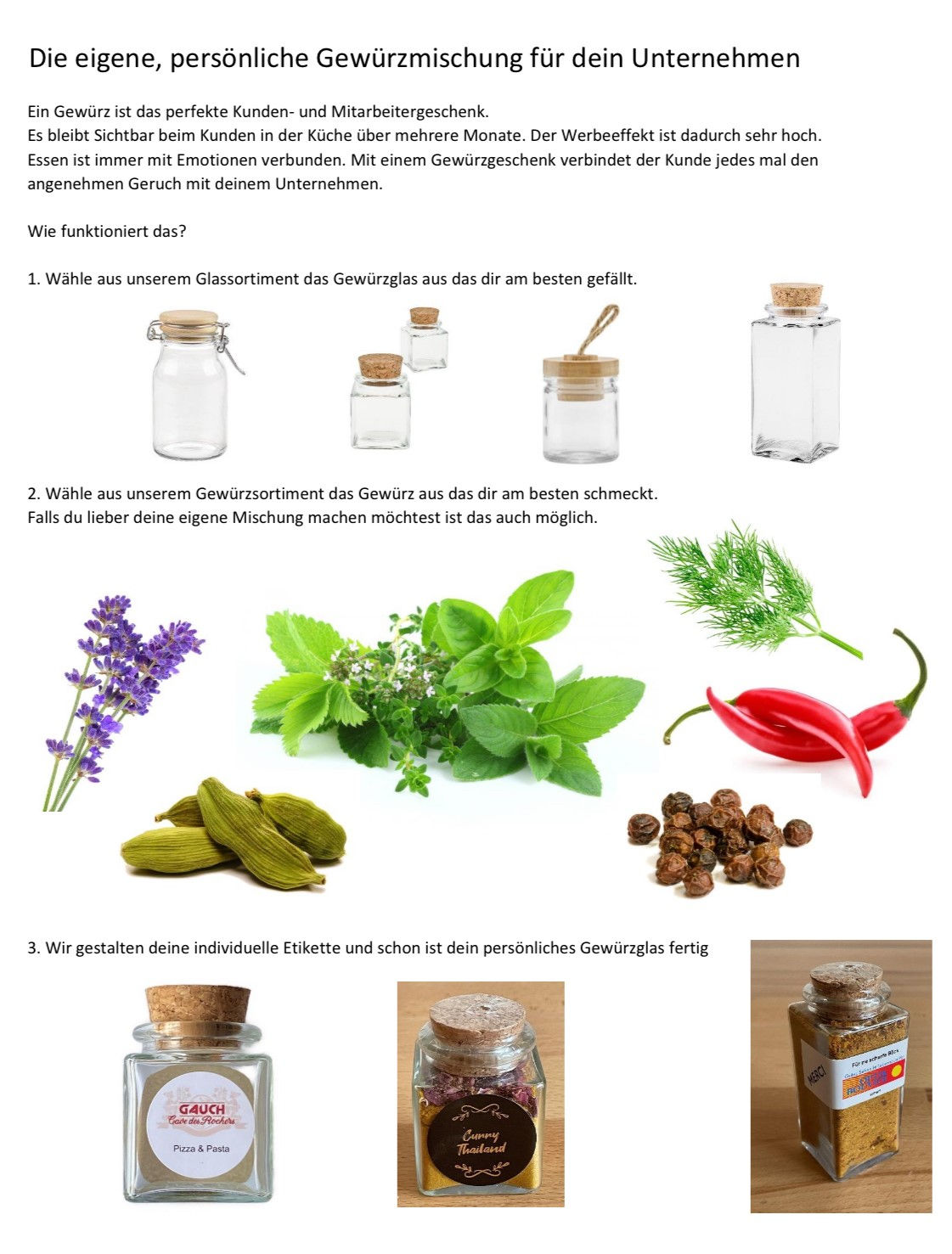 Gewürzglas personalisiert