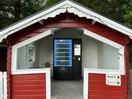 Varuautomat på golfklubb