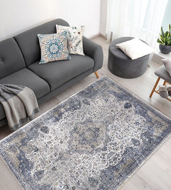 İsfahan Grey Bambu Halı