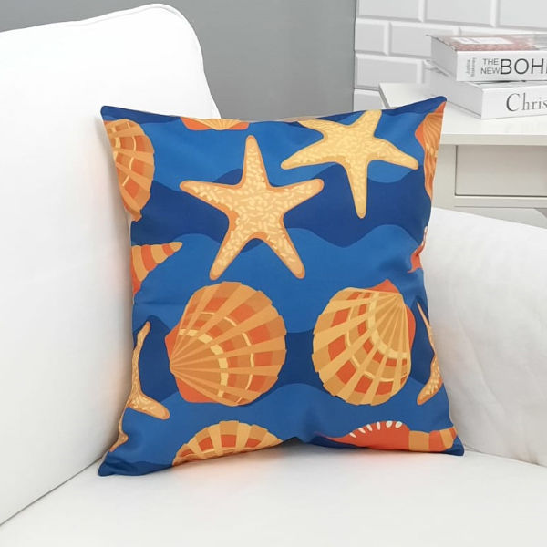 Marin Desen Kırlent Kılıfı 43x43cm